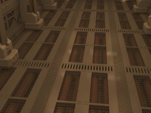 Sci fi corridor 3D Model