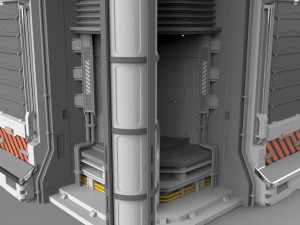 Sci fi modular environment 12 3D Model
