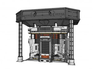 Sci fi modular environment 12 3D Model