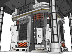 SF 모듈형 환경 12 3D 모델