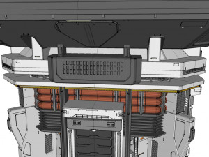 Sci fi modular environment 12 3D Model