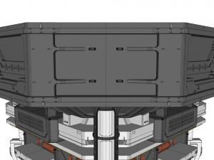 Sci fi modular environment 12 3D Model