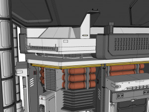 Sci fi modular environment 12 3D Model