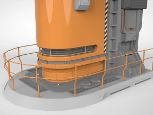 Sci fi props 1 3D Model