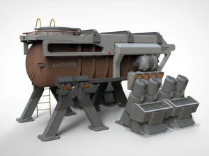 Sci fi props 1 3D Model