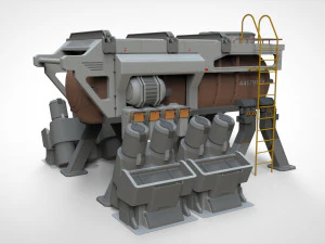 Sci fi props 1 3D Model