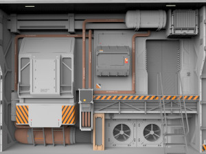 Sci fi props 2 Modello 3D