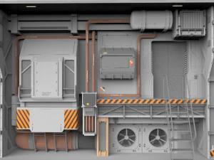Sci fi props 2 3D Model