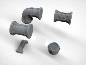 Sci fi props 2 Modello 3D