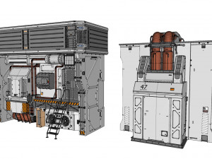 Sci fi props 2 Modello 3D