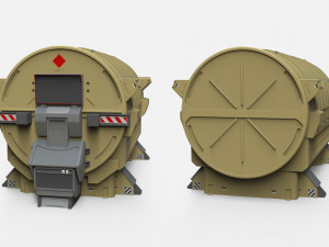 Sci fi props3 Model 3D