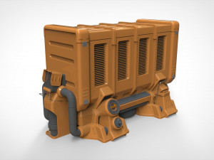 Sci fi props3 Model 3D