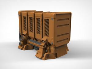 Sci fi props3 Model 3D
