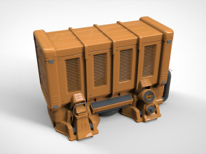 Sci fi props3 Model 3D