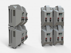 Sci fi props3 Model 3D
