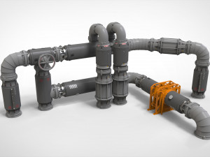 Sci fi modular environment 13 Modèle 3D