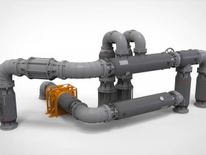 Sci fi modular environment 13 3D Model