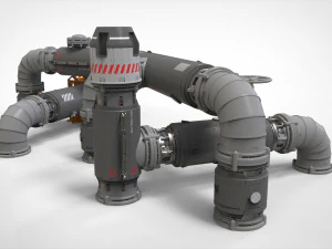 Sci fi modular environment 13 3D Model