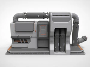 Sci fi modular environment 13 3D Model