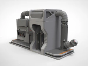 Sci fi modular environment 13 3D Model