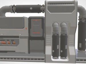 Sci fi modular environment 13 3D Model