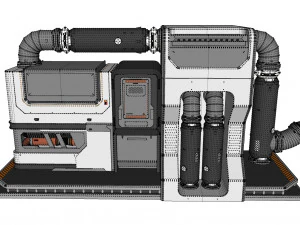 Sci fi modular environment 13 3D Model