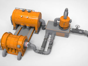 Sci fi modular environment 14 3D Model