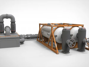 Sci fi modular environment 14 3D Model