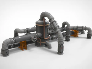Sci fi modular environment 14 3D Model