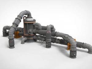 Sci fi modular environment 14 3D Model