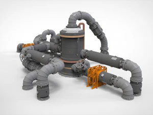 Sci fi modular environment 14 3D Model