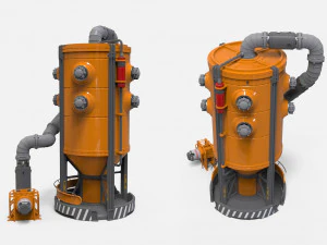 Sci fi modular environment 14 3D Model