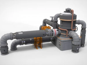 Sci fi modular environment 14 3D Model