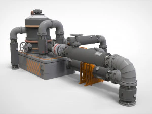 Sci fi modular environment 14 3D Model
