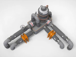 Sci fi modular environment 14 3D Model