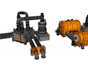 Sci fi modular environment 14 3D Model