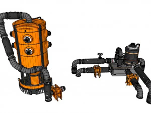 Sci fi modular environment 14 3D Model
