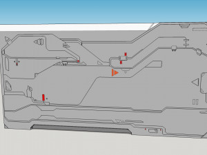Sci-fi architecture kitbash 33 3D Model