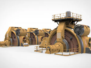 Sci fi generator 1 3D Model