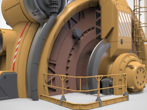 Sci fi generator 1 3D Model