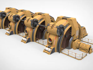Sci fi generator 1 3D Model