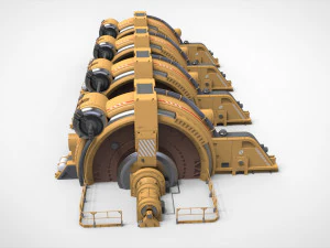 Sci fi generator 1 3D Model