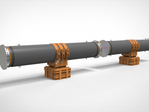 Sci fi tube Model 3D