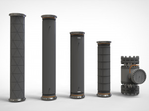 Sci fi tube Model 3D