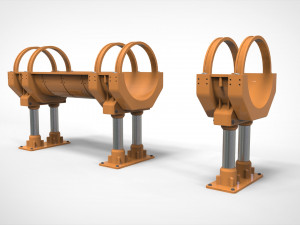 Sci fi tube Model 3D