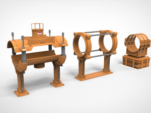 Sci fi tube Model 3D