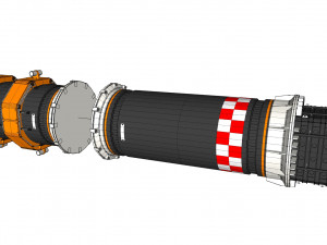 Sci fi tube Model 3D