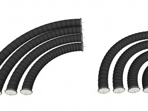 Sci fi tube Model 3D