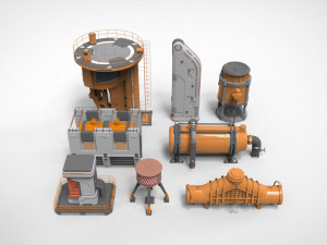 Sci fi props 4 3D Модель