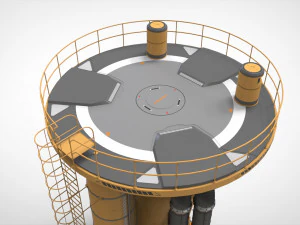Sci fi props 4 3D Model